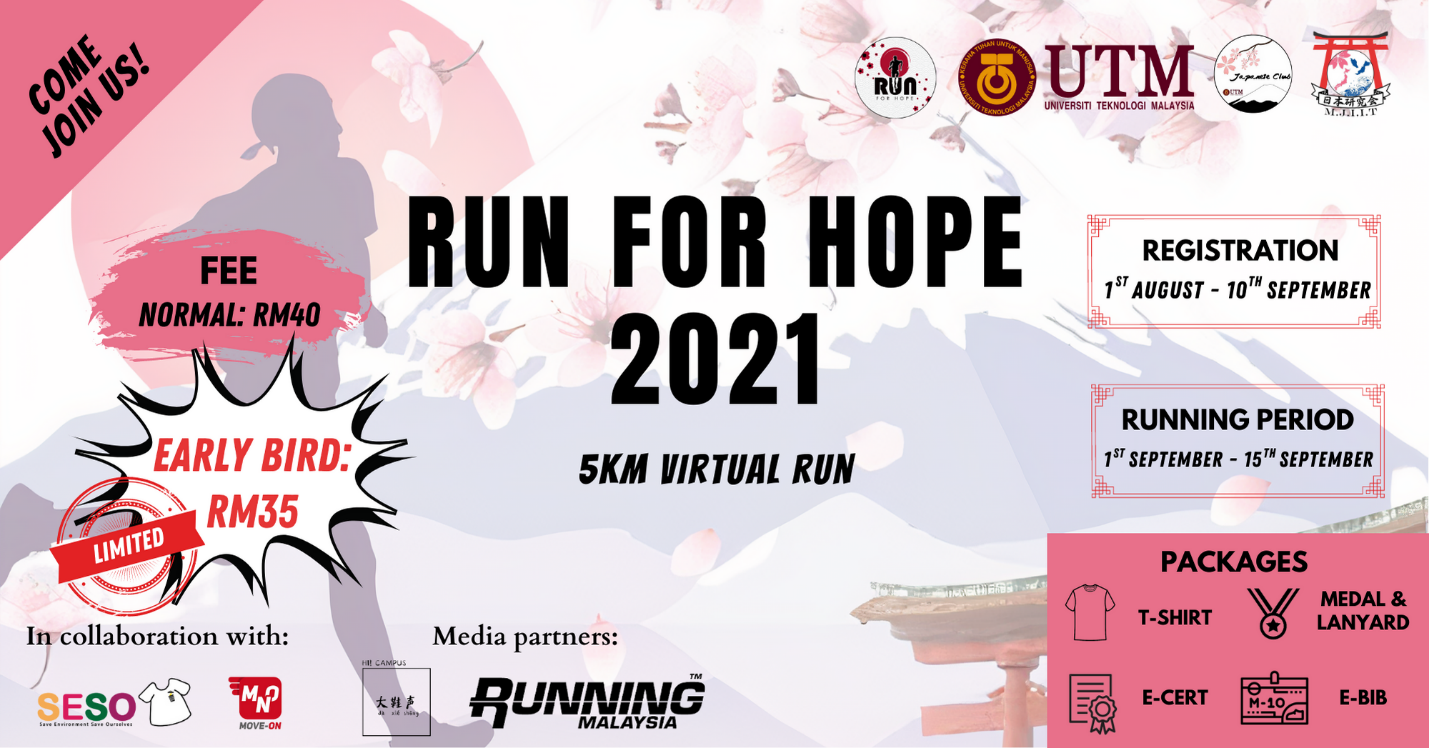 RUN FOR HOPE 2021 x SESO MALAYSIA