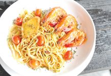 Cooking @ Tuesday: Spicy Prawn Aglio Olio