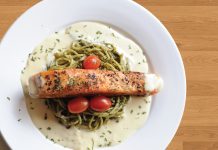 Cooking @ Tuesday – Salmon………Pesto!