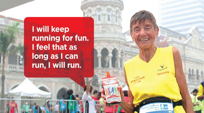 Running Through Life – Age can never stop you when you know what you want.